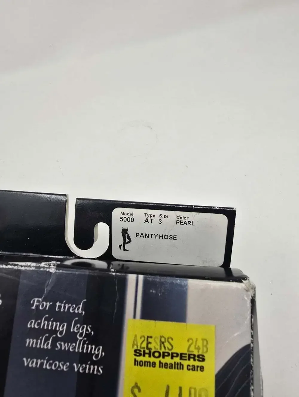 Juzo Lite Line Pantyhose Pearl Made in Italy Vintage 90s Y2K AT Size 3 12-16mmHG